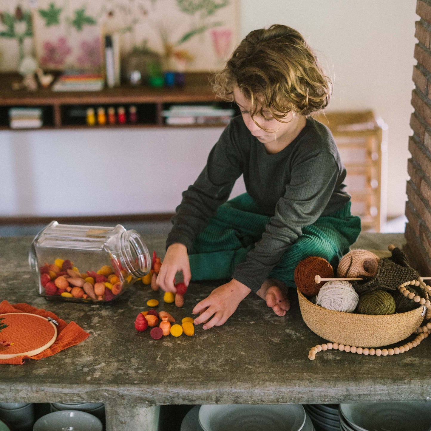 Mandala - Tople boje