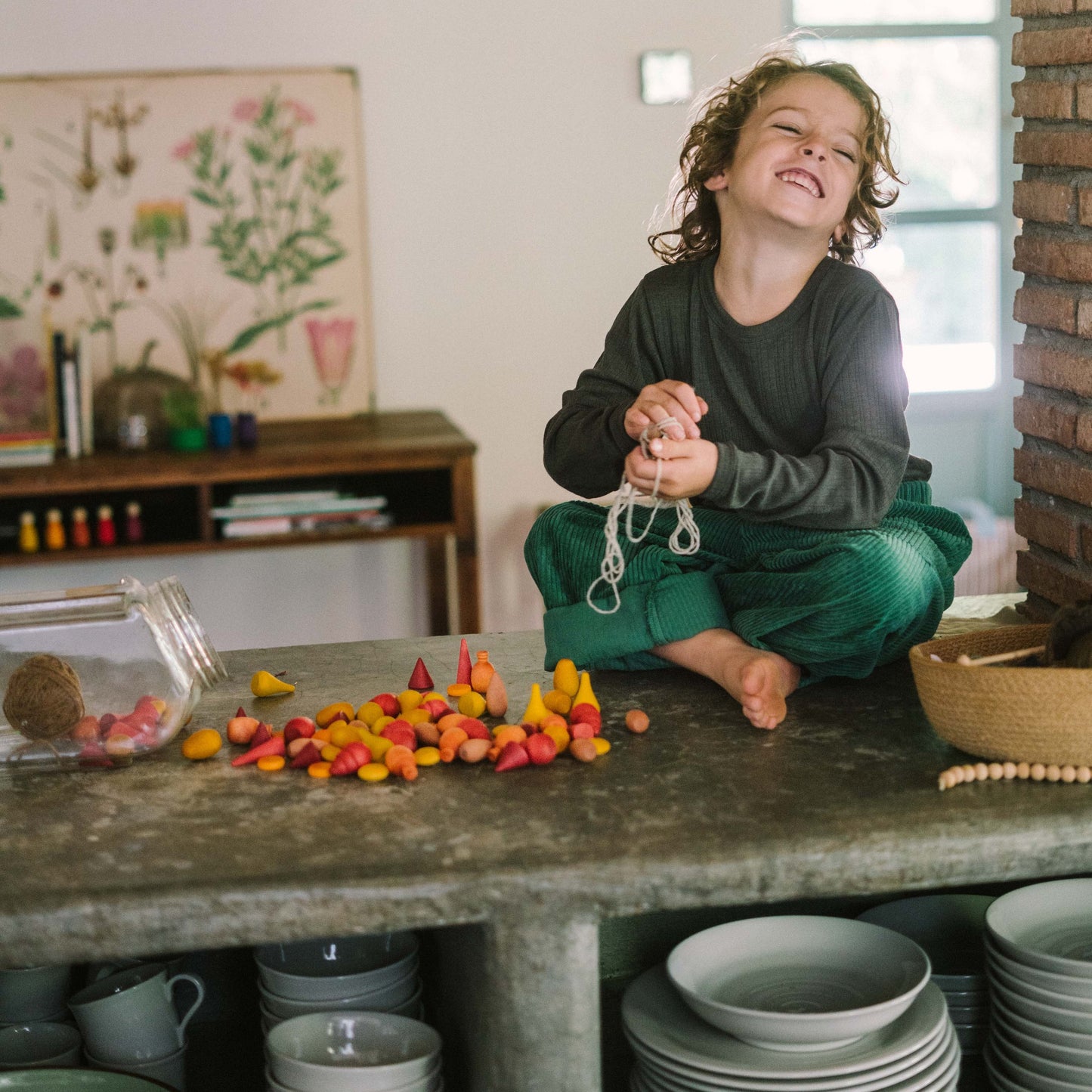 Mandala - Tople boje