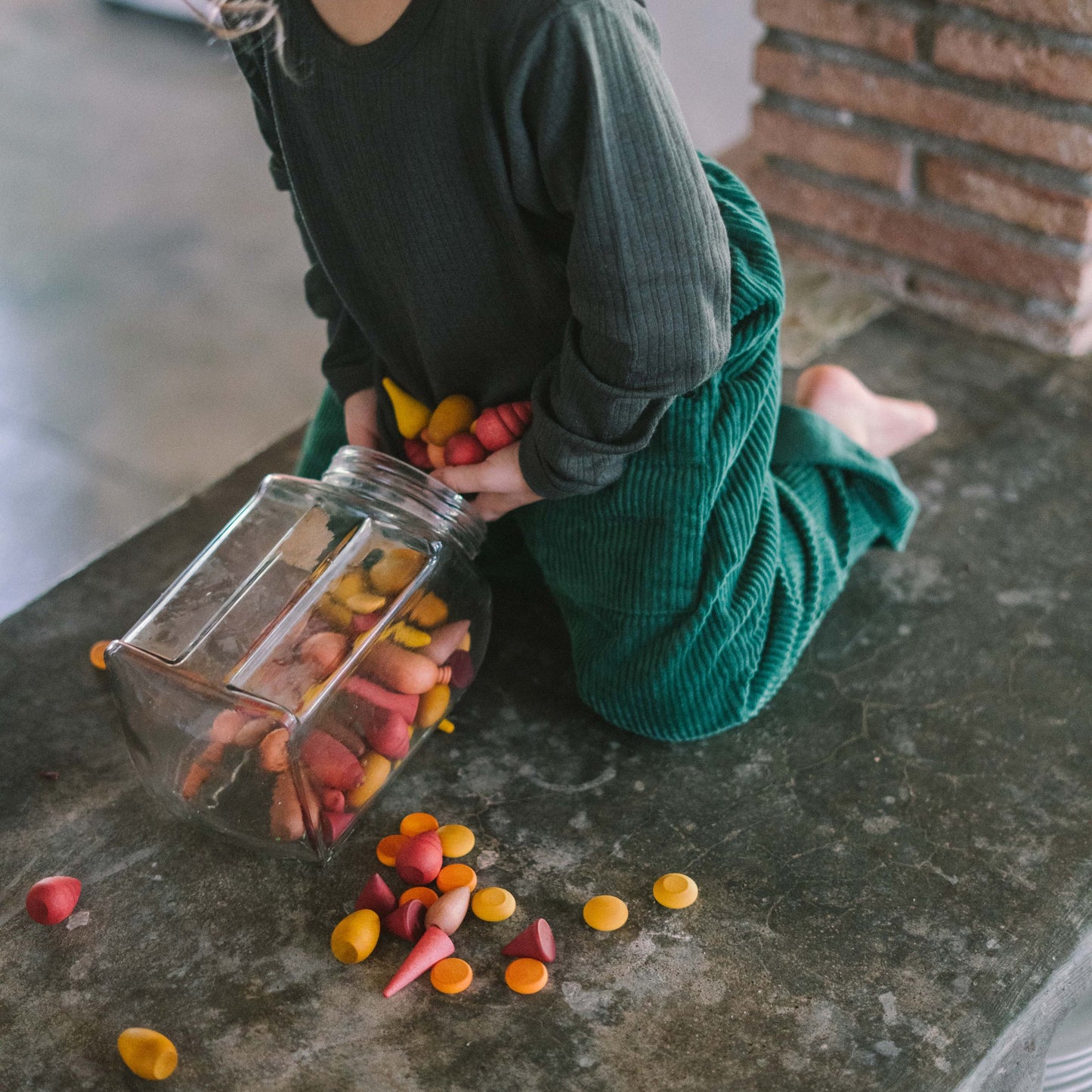 Mandala - Tople boje