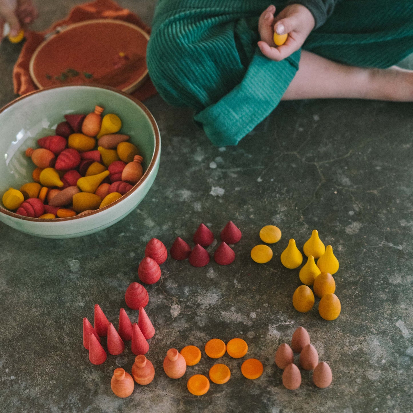 Mandala - Tople boje