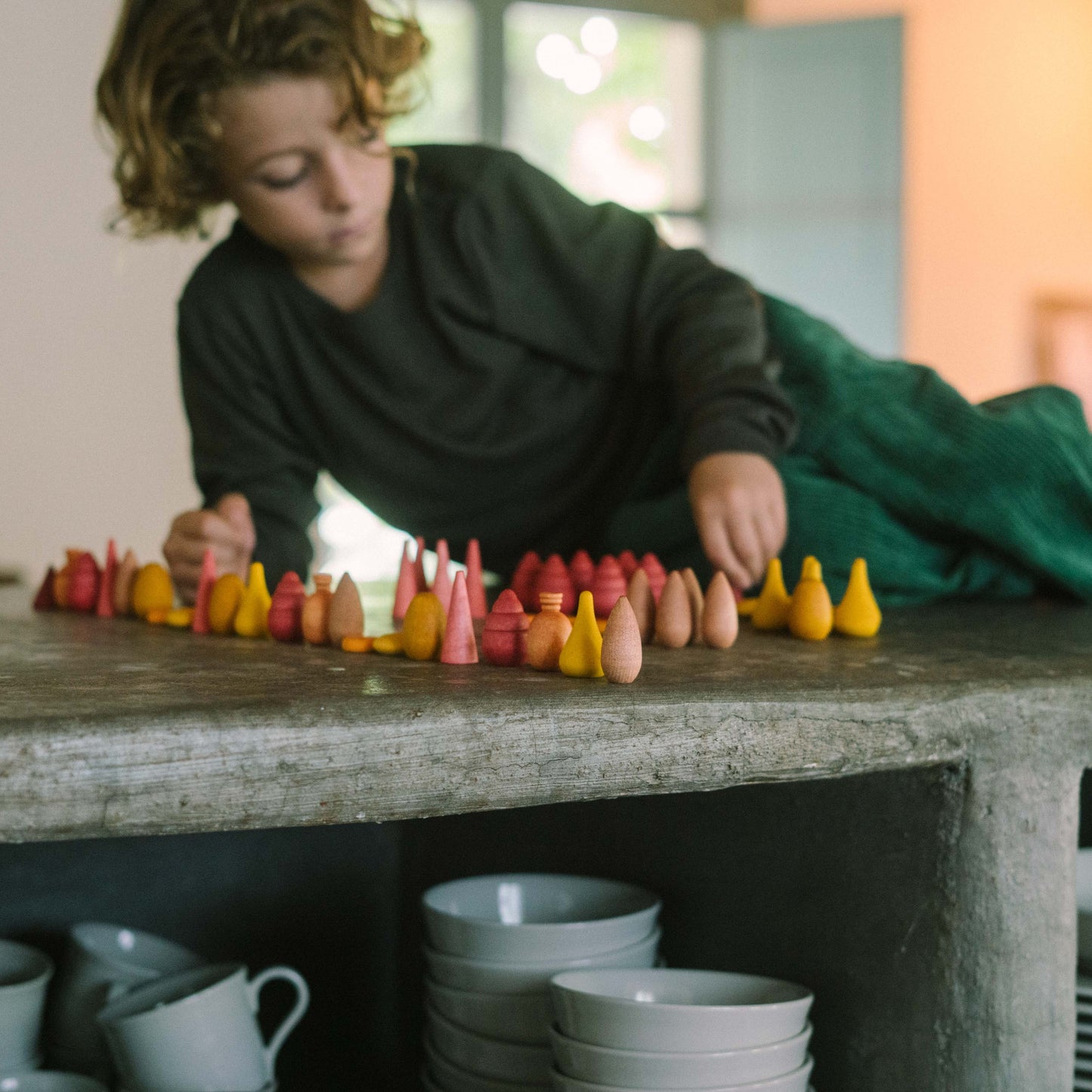 Mandala - Tople boje