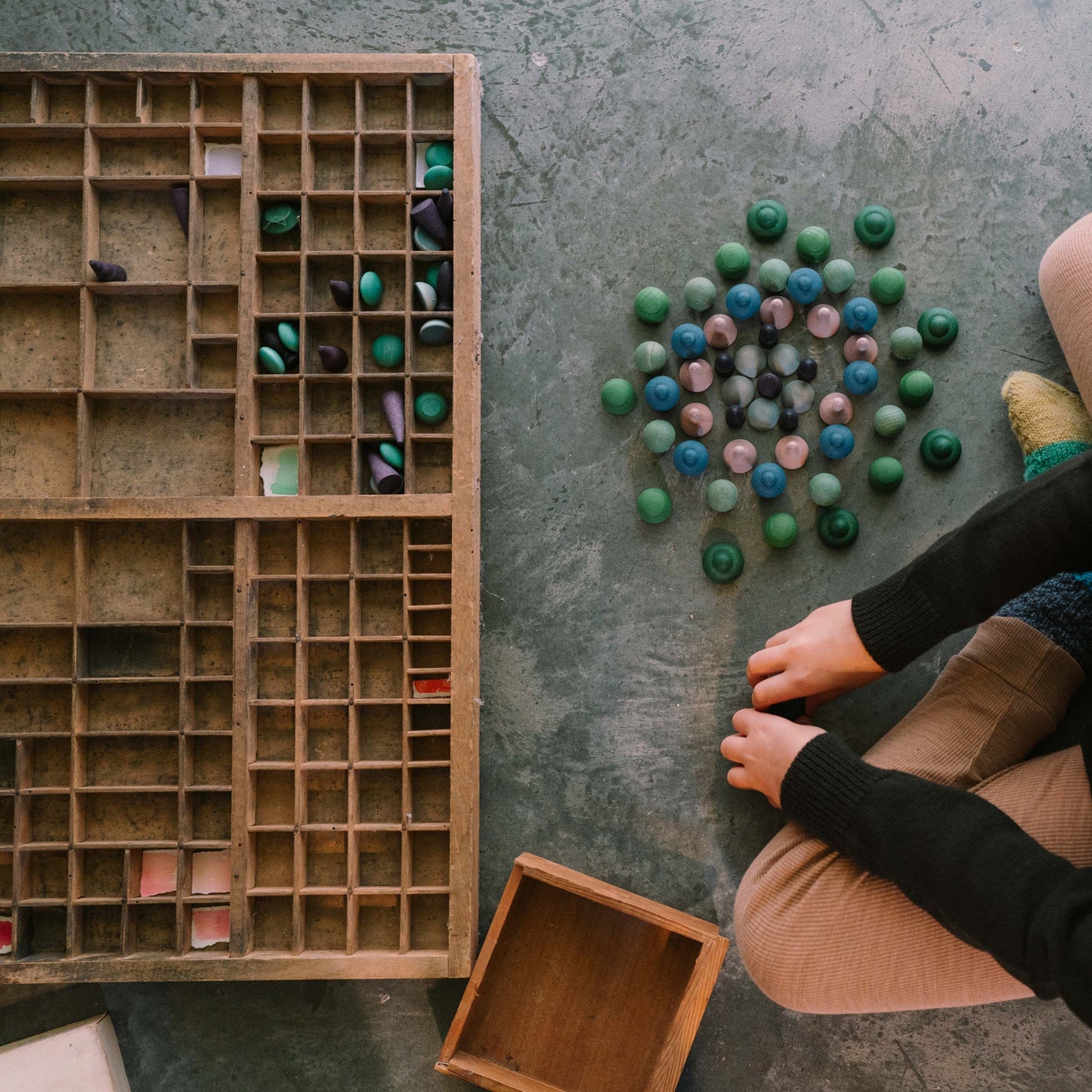 Mandala - Hladne boje