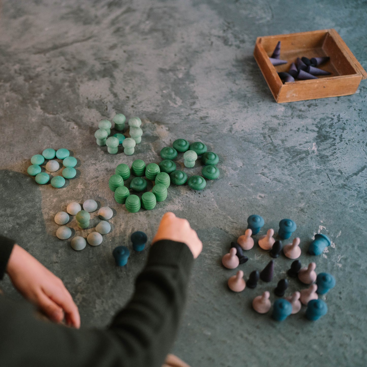 Mandala - Hladne boje