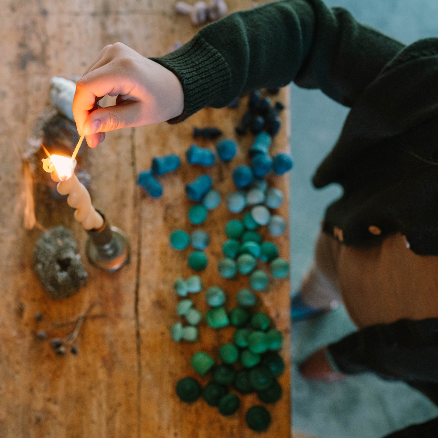 Mandala - Hladne boje